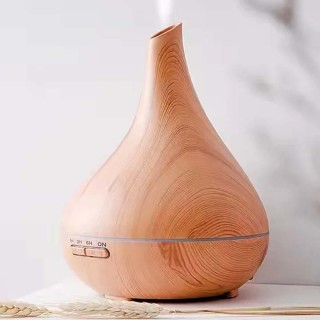 Aroma Diffuser Balans - Ultrasonisch  - Licht hout - 400 ml luchtbevochtiger