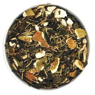 Biologische Groene Thee met rozemarijn en sinaasappel - 100 gram